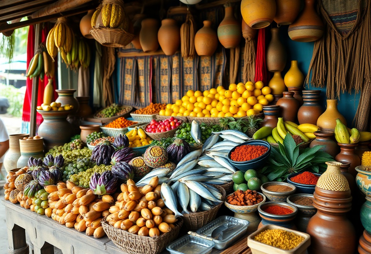Market produce in Belize