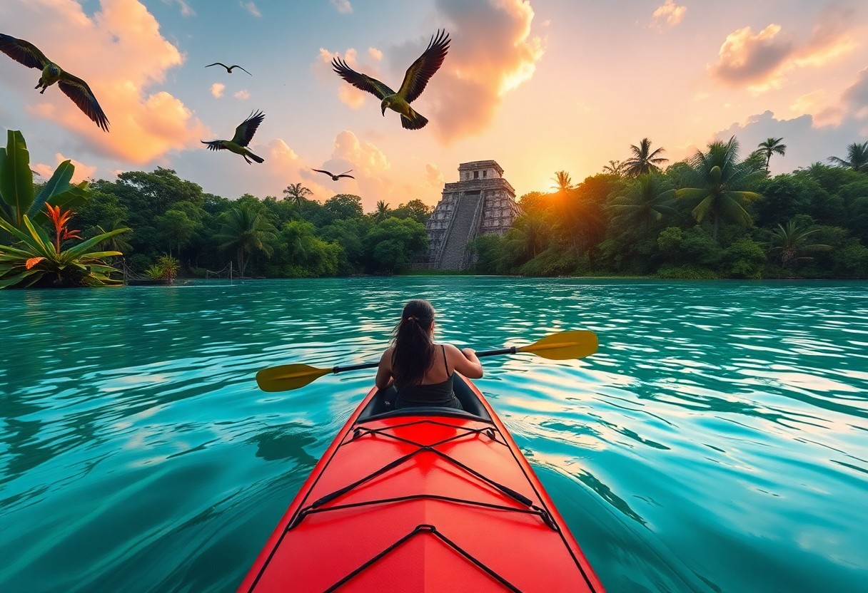 Sunrise beach in Belize