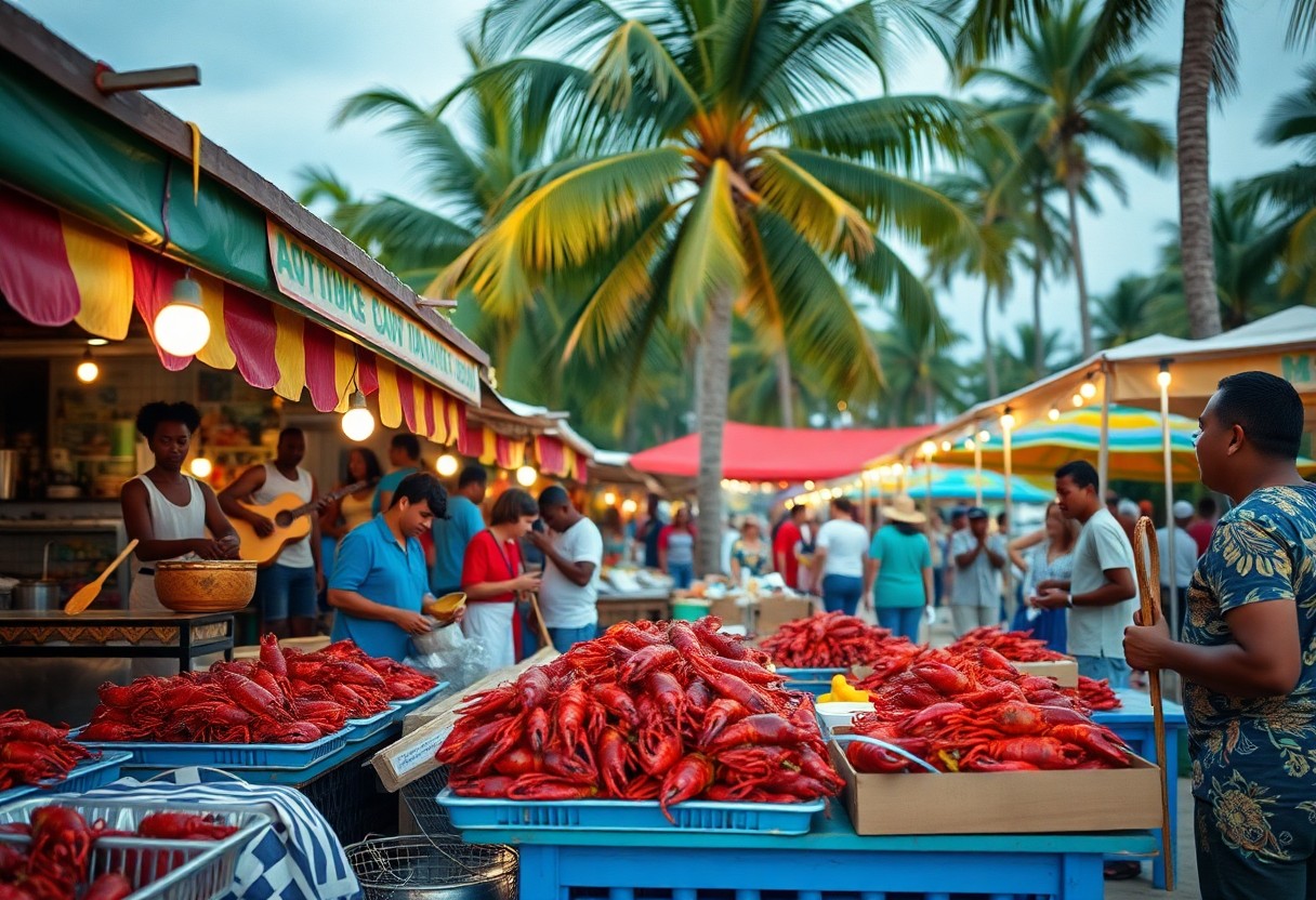 Caye Caulker Lobster Festival crowd