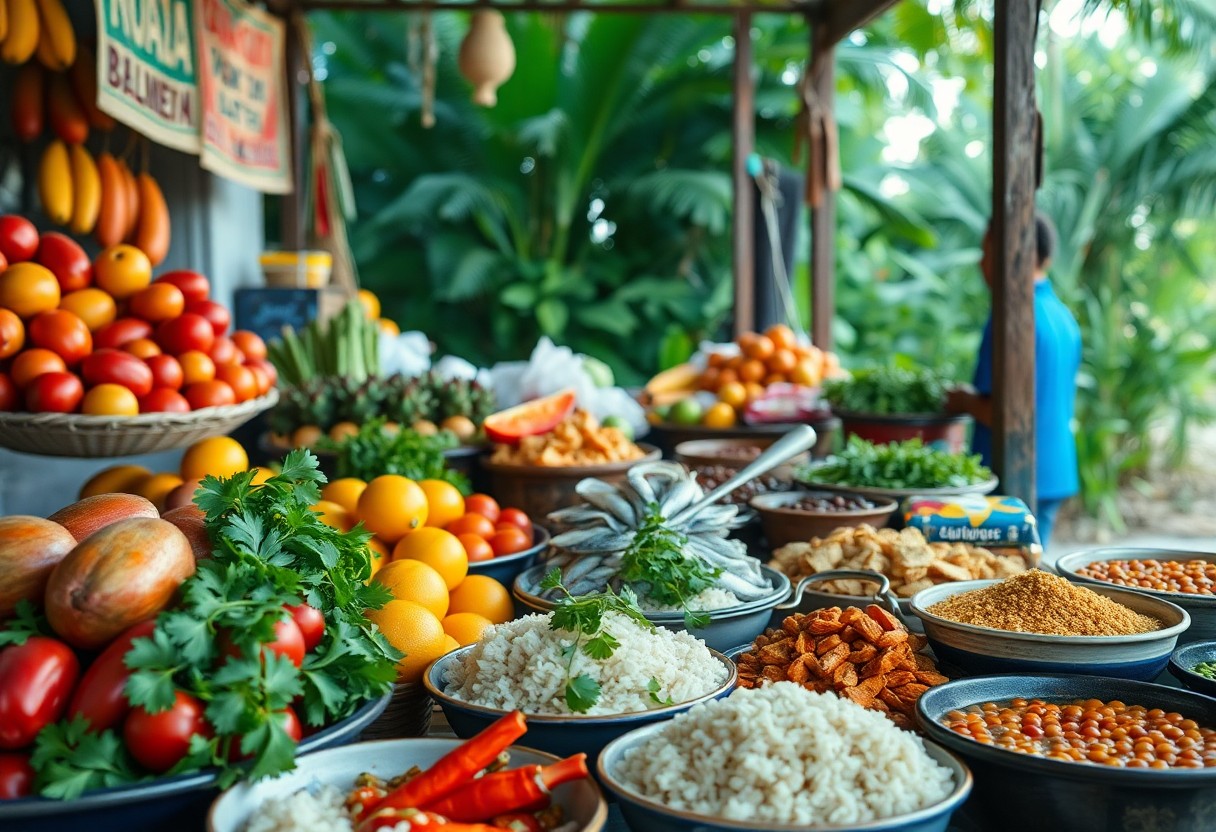 Belize street food and market flavors
