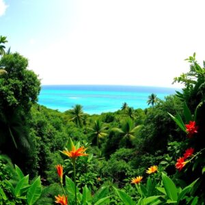 Belize jungle landscape