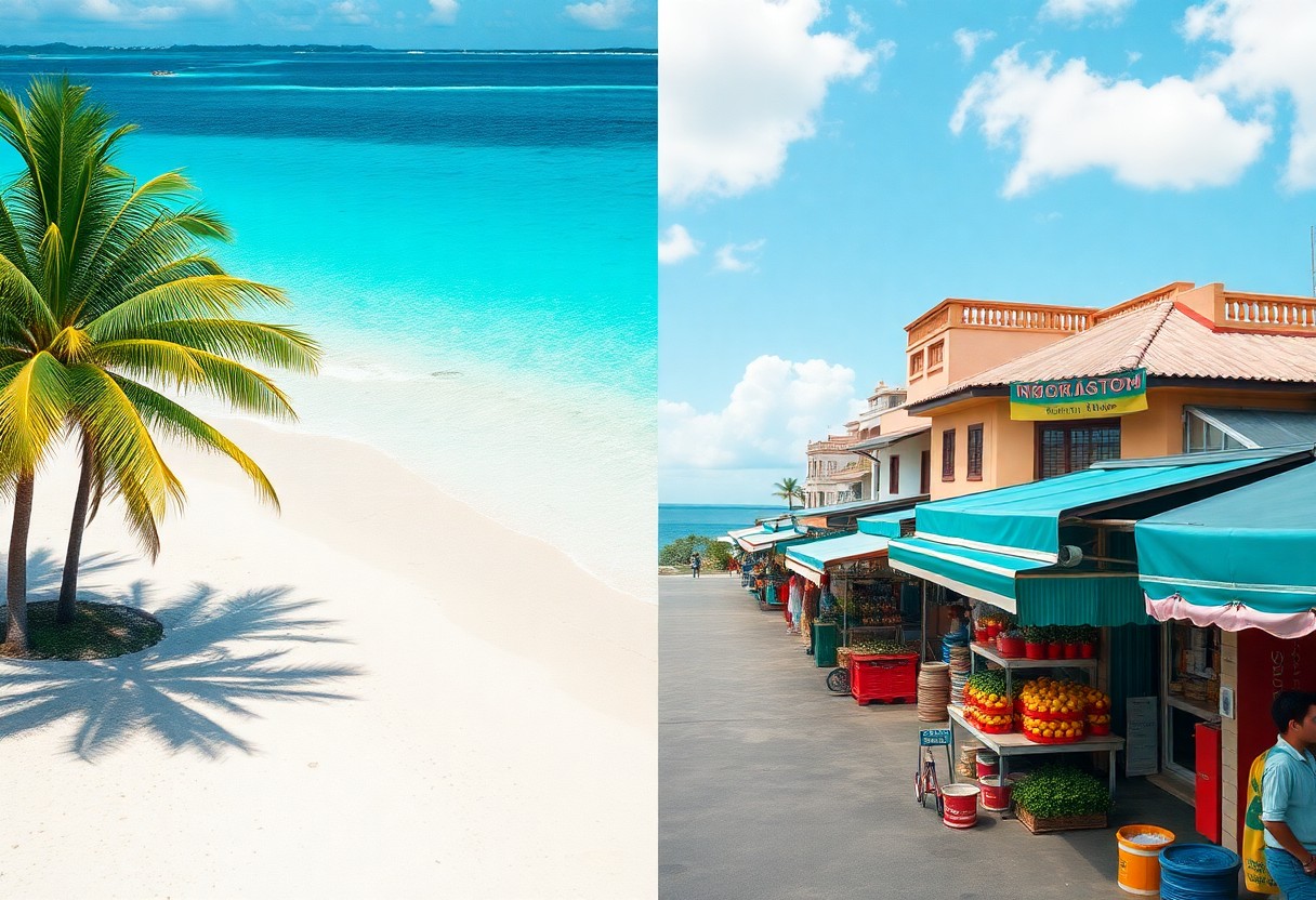 Belize jungle and Mexico beach