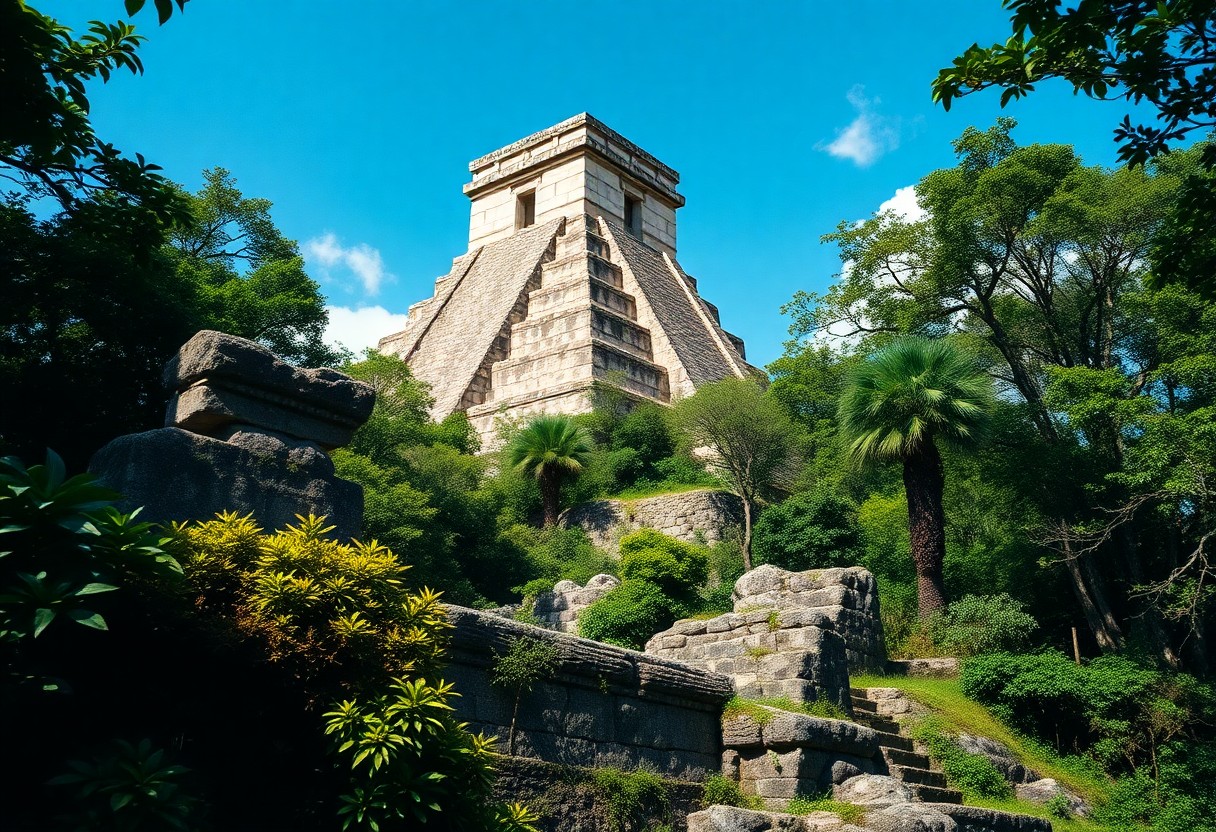 Caracol ruins Caana pyramid