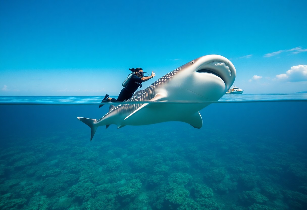 Belize whale shark encounter