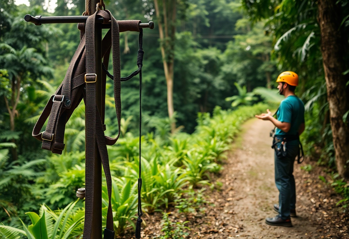 Zip lining Belize canopy