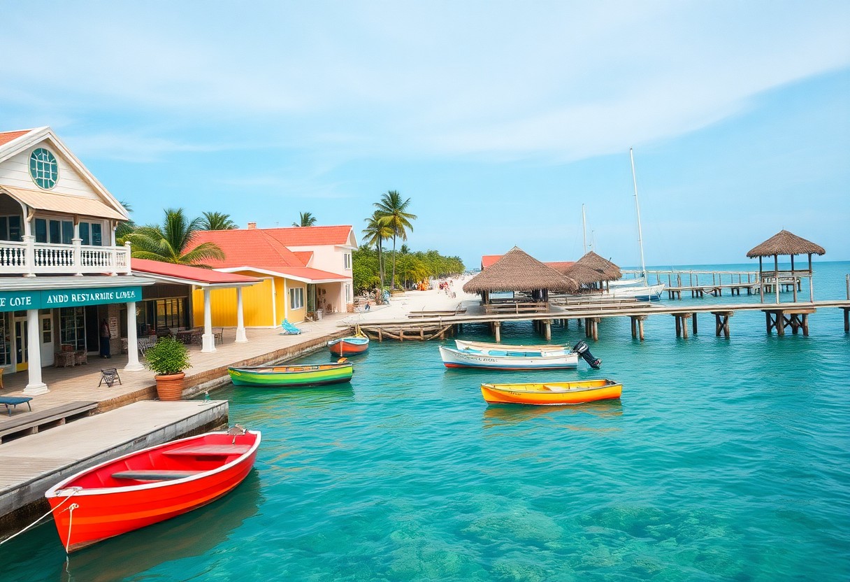 Ambergris Caye aerial