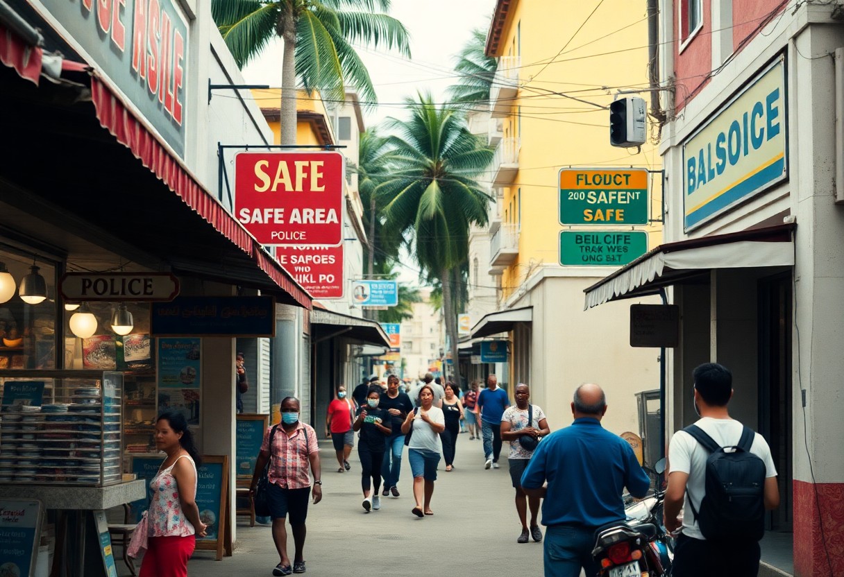 Belize City lighthouse area