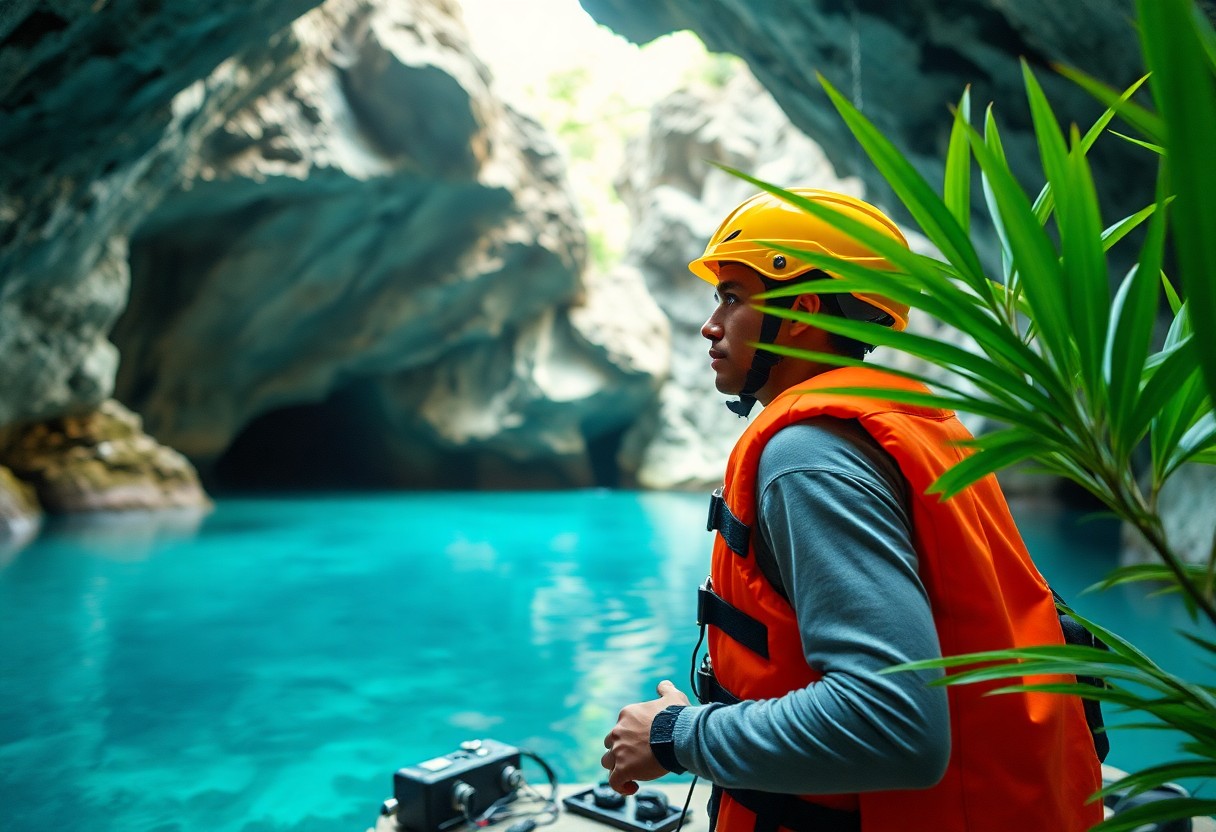 Cave tubing group