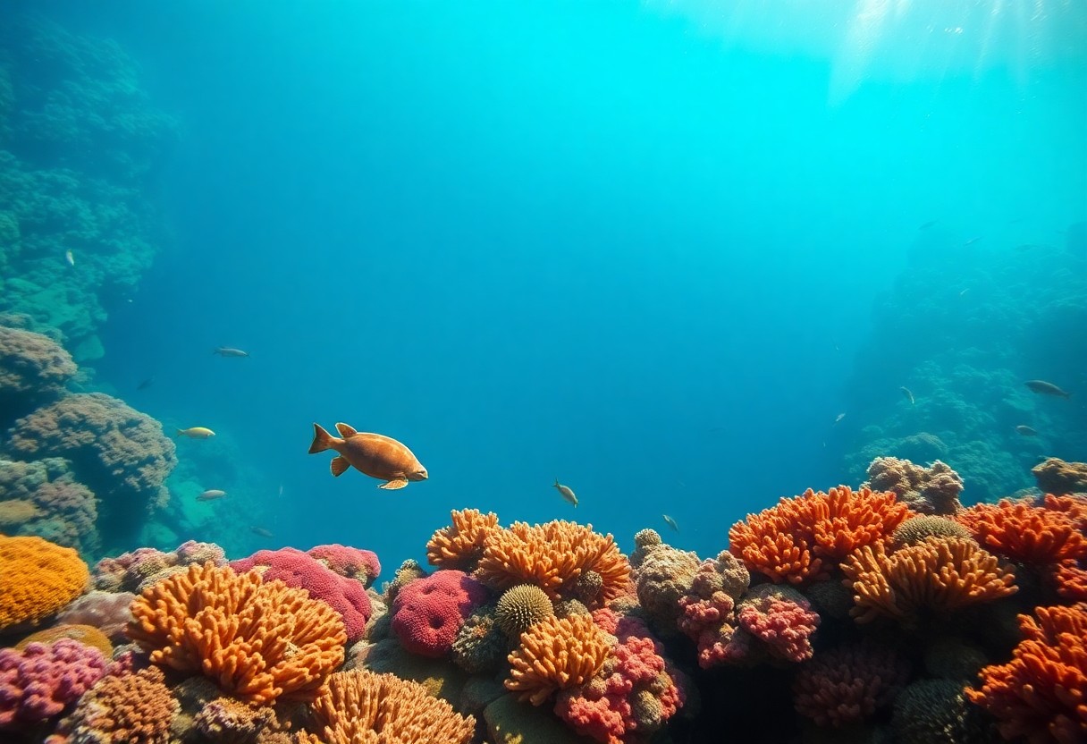 Aerial view of the Great Blue Hole, Belize