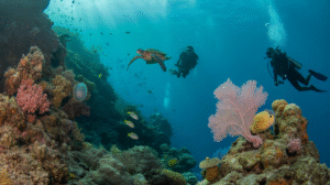 Belize Barrier Reef aerial