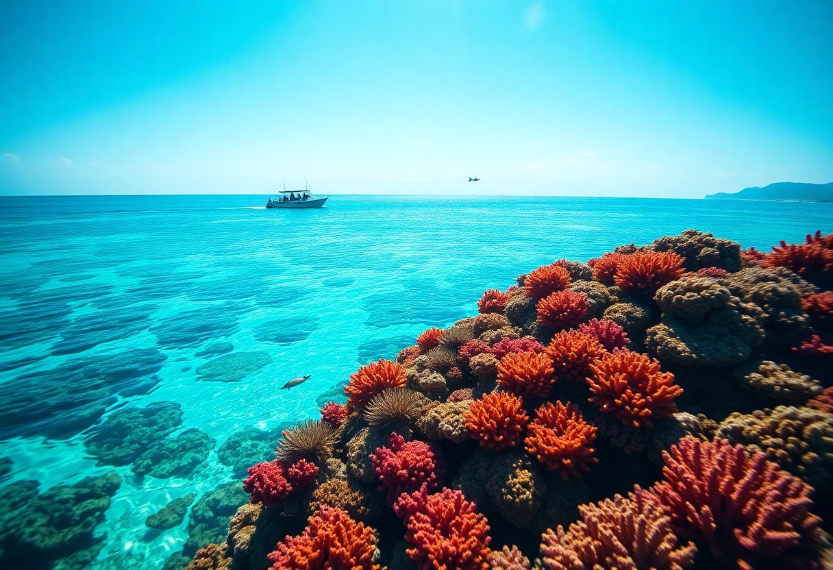 Map view of Belize coastline and cayes