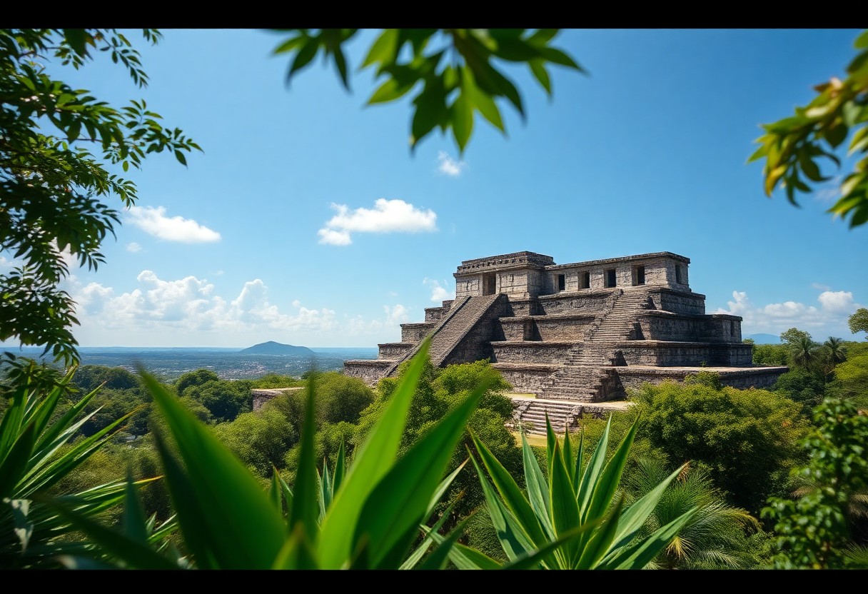 Xunantunich from a distance