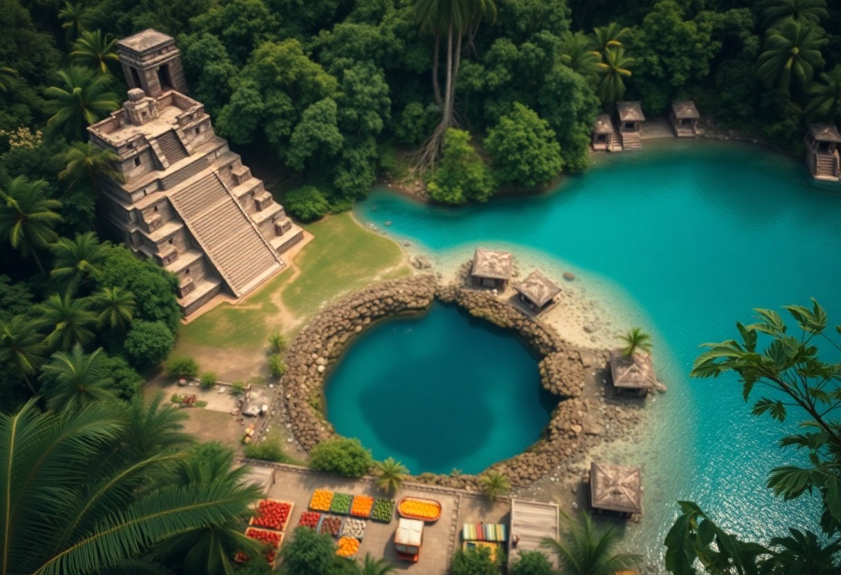 Belize jungle and ruins