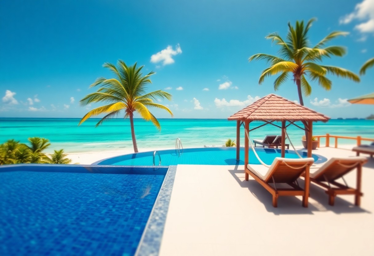 Belize coastline and reef